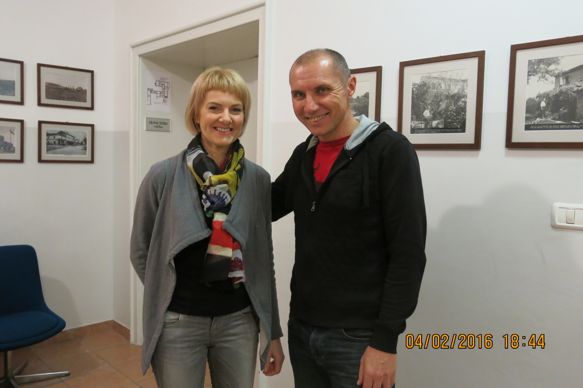 dr.Beno Arnejčič in Barbara Hrvatin
