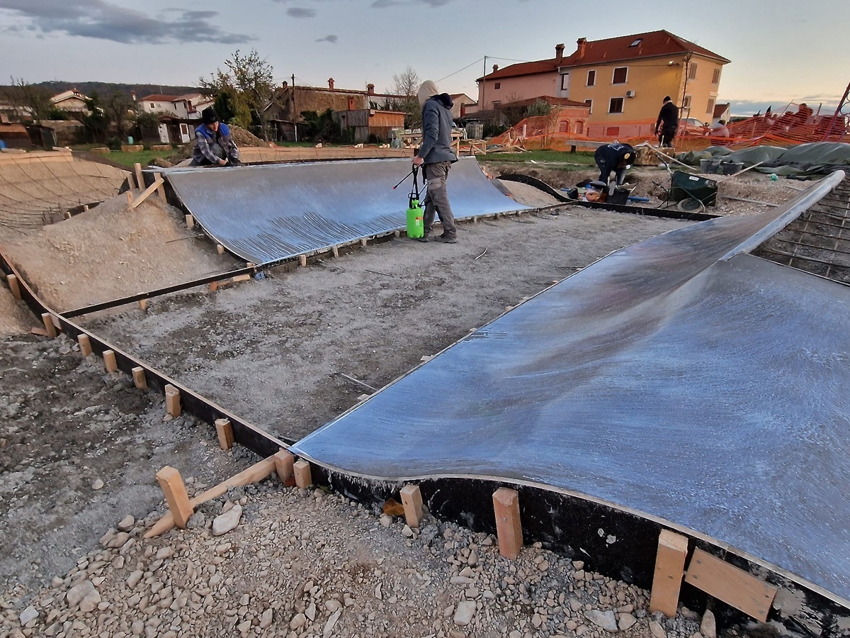 Pumptrack gradnja