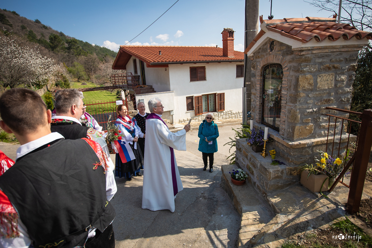 Blagoslov kapelice svetega Jožefa na Kolombarju 17.3.2024